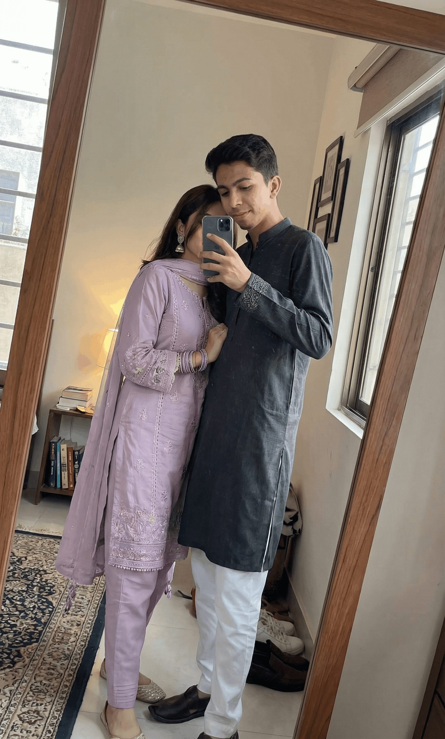 Mirror selfie with Girlfriend