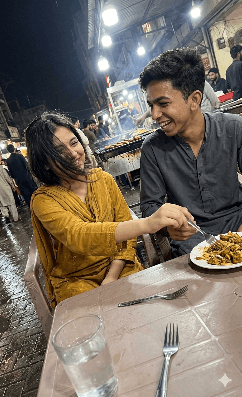 Couple vibe with Random Girl