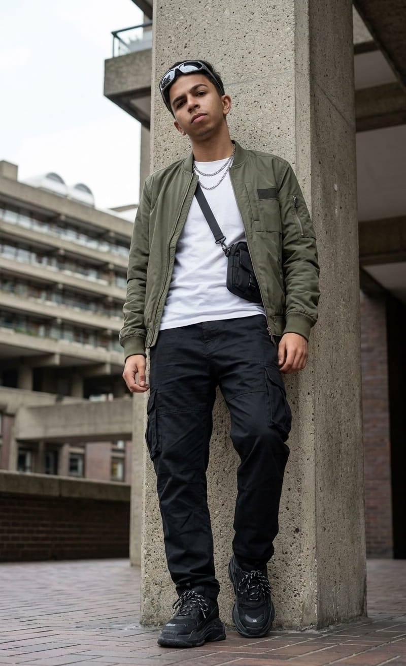 Sigma Boy with Stylish Outfit