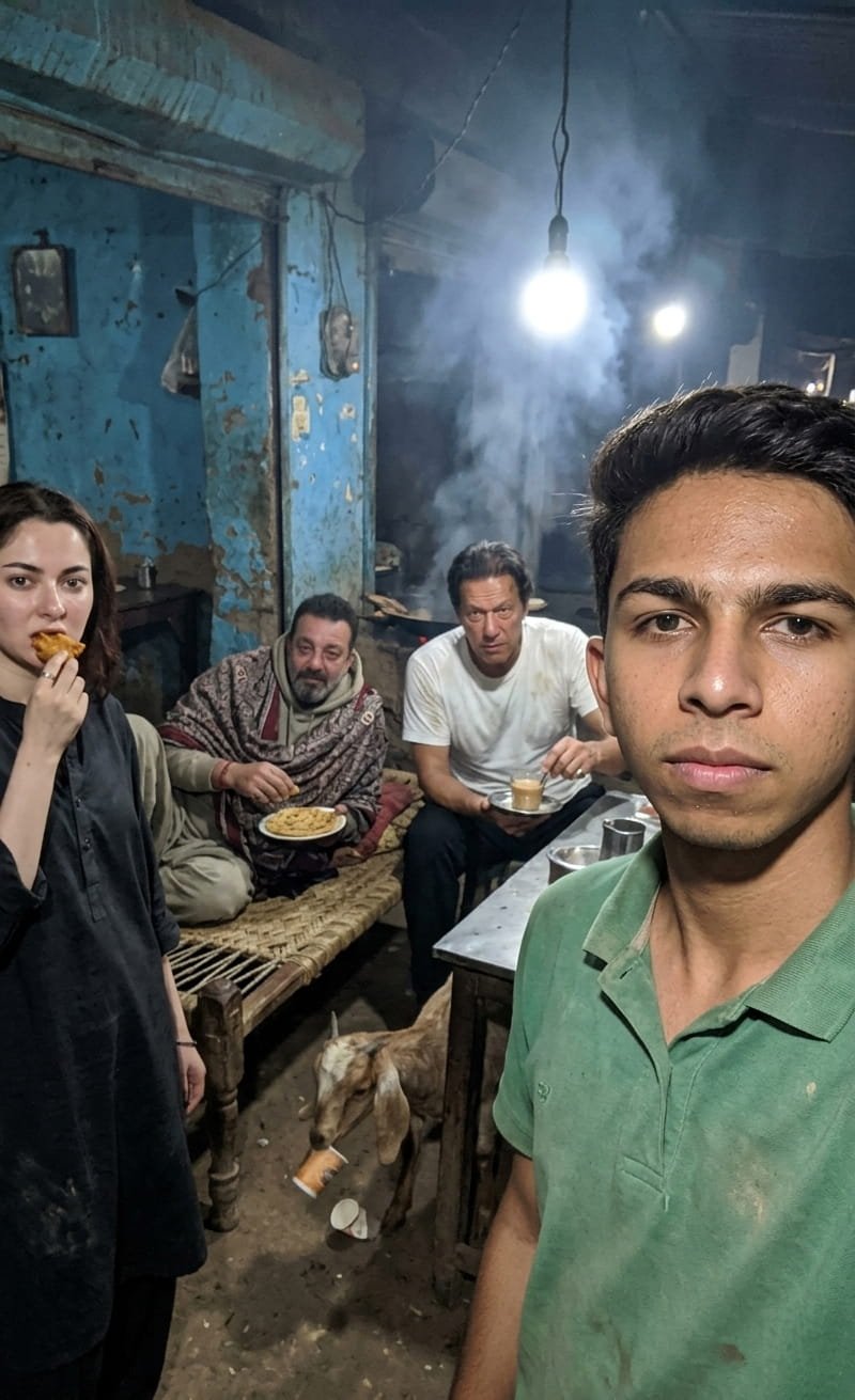 Selfie with Hania Amir, Imran Khan or Sanjay Dutt