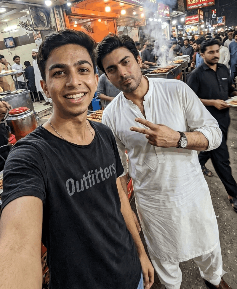 Selfie with Fawad Kha