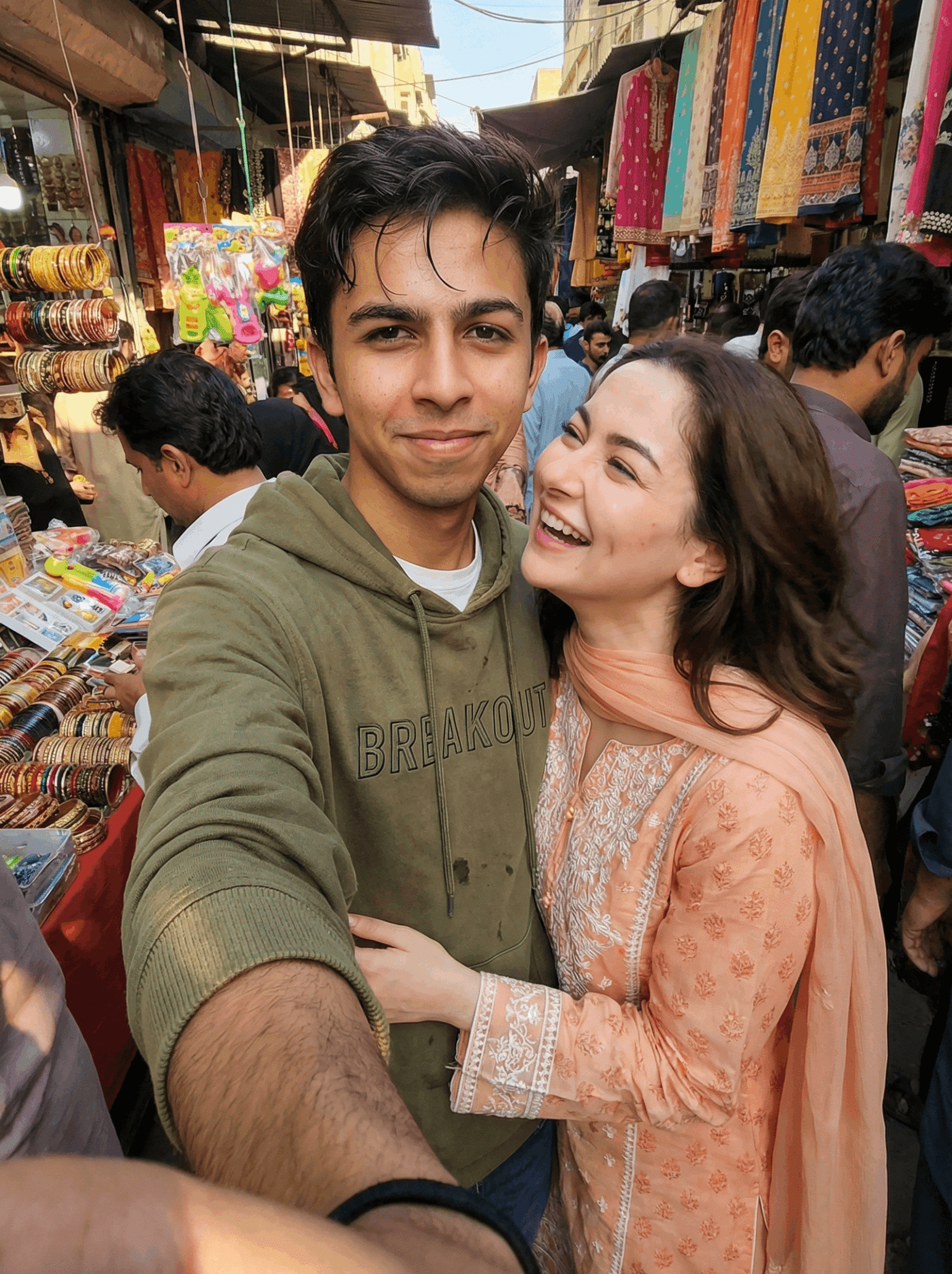 Selfie with With Hania Amir 