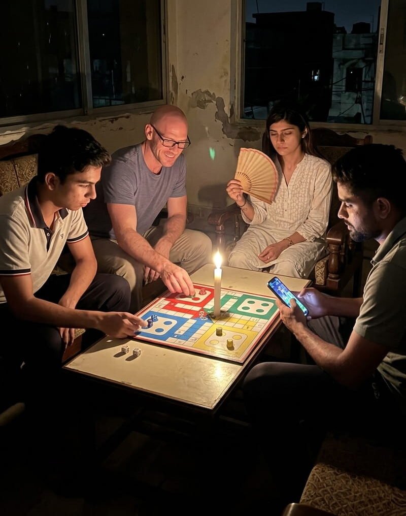 Playing Ludo during Load shedding